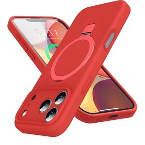 iPhone 17 Pro Max Red Stand Case